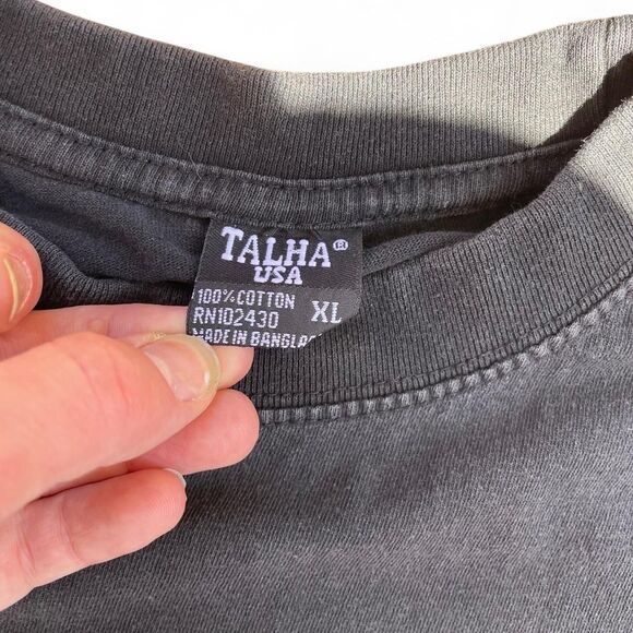 Black vintage streetwear 2008 W Seven Stars RD tee - Picture 4 of 5